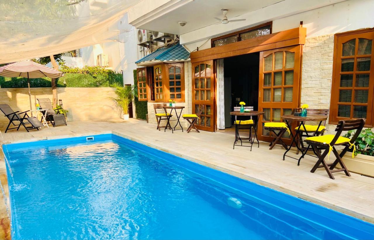 Roshani Pool Villa Gurgaon - 7Br #Privatepool #Villa #Bungalow #Garden #Staycation Luaran gambar